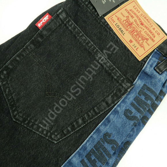 Levi's Other - Levis Premium Black Blue Lo Ball Stack Jeans